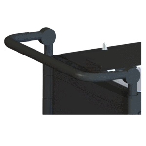 Driving handle for cleaning trolley