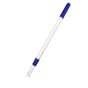 Two-piece telescopic handle for interior cleaning