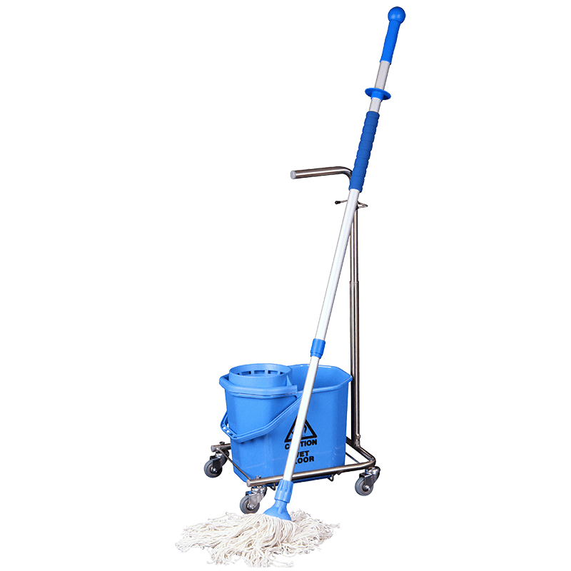 Floor-washing system for spin mop ready to use