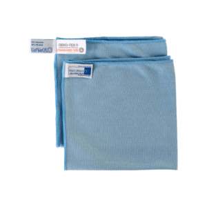 OEKO-TEX labelled microfiber cloth for glass