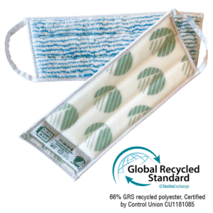 Ecolabelled microfiber interior mop 30 cm
