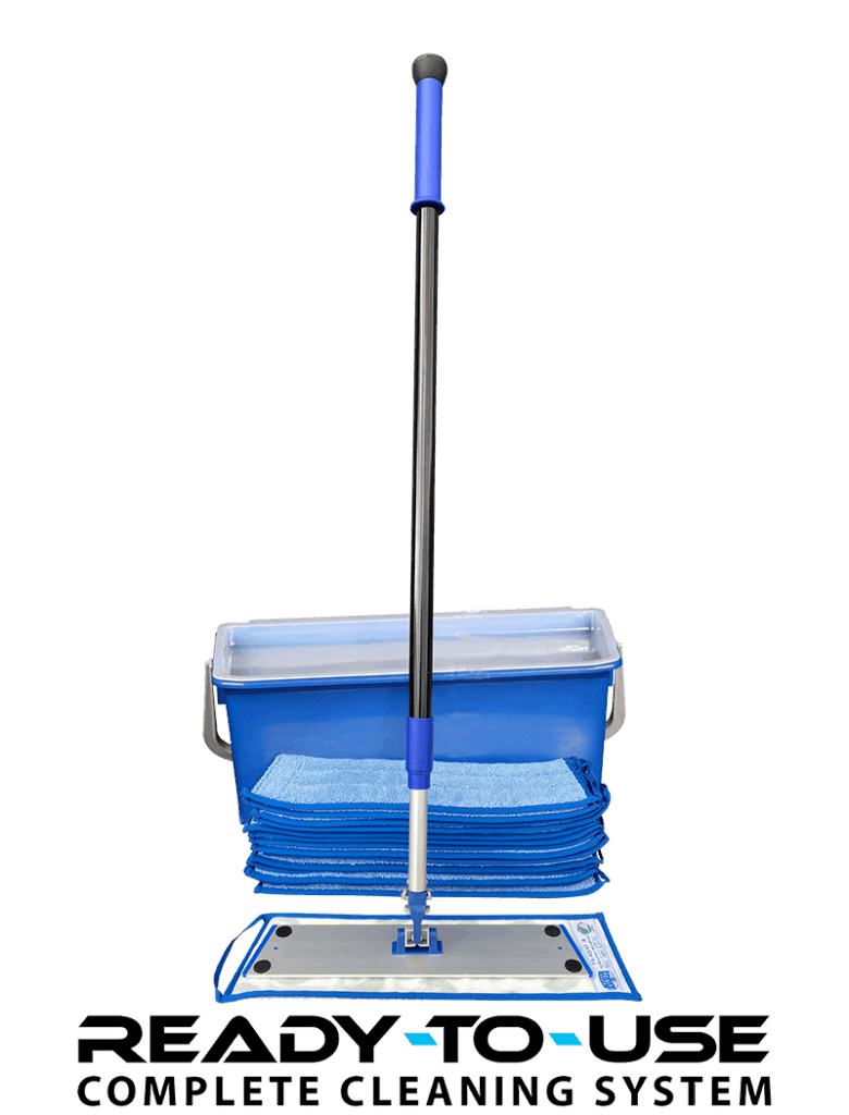 Mikro Vision Mop System Easy and quick cleaning Nordisk Microfiber