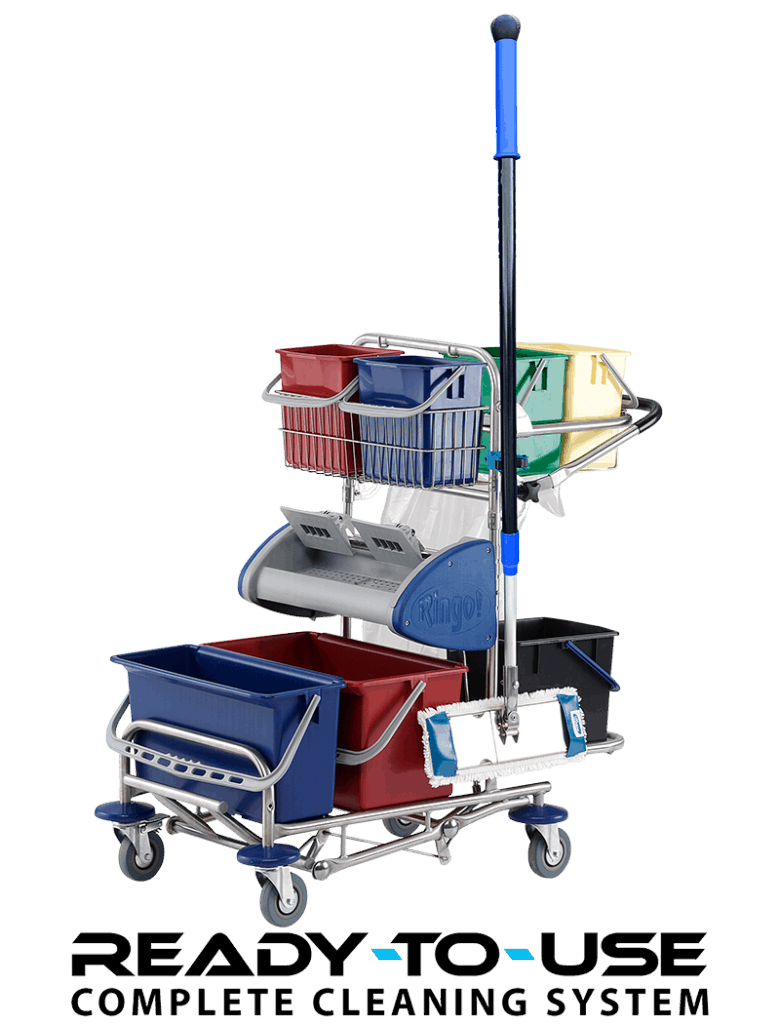 Ringo cleaning trolley Complete Nordisk Microfiber