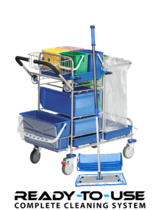 Cleaning trolley - ready to use