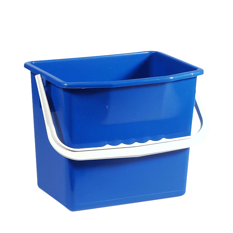 Blue cleaning bucket 6L