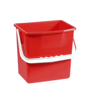 Red cleaning bucket 6L