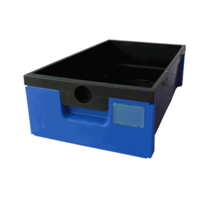 Mop drawer for microfiber mops