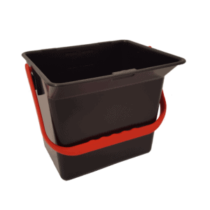 Sustainable cleaning bucket with red handle
