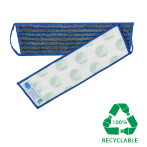 Ecolabelled microfiber scrub mop 40 cm